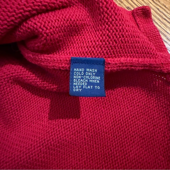 Vintage Red Ralph Lauren Polo Sport Sweater - Picture 10 of 10